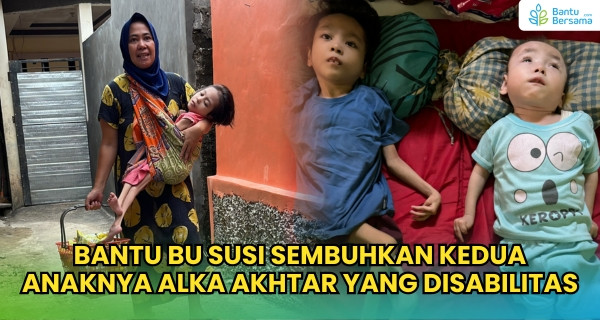 Bu Susi Dan Dua Anaknya Yang Berjuang Hidup Dengan Keterbatasan