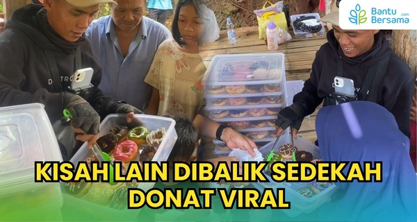 Kisah Lain Dibalik Sedekah Donat Viral