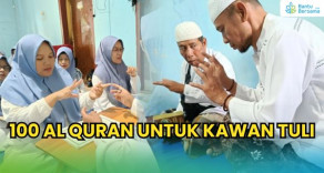100 Al Quran Untuk Kawan Tuli