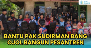Bantu Pak Sudirman Bang Ojol Bangun Pesantren