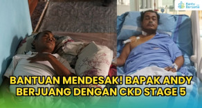 Bantuan Mendesak! Bapak Andy Berjuang Melawan Gagal Ginjal Stadium Akhir Di RSUD Wonosari